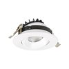 Jesco Downlight LED 4 Round Regressed Gimbal Recessed 12W 5CCT 90CRI WH RLF-4312-SW5-WH